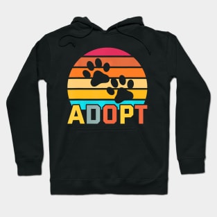 Rainbow Adopt A Dog Hoodie